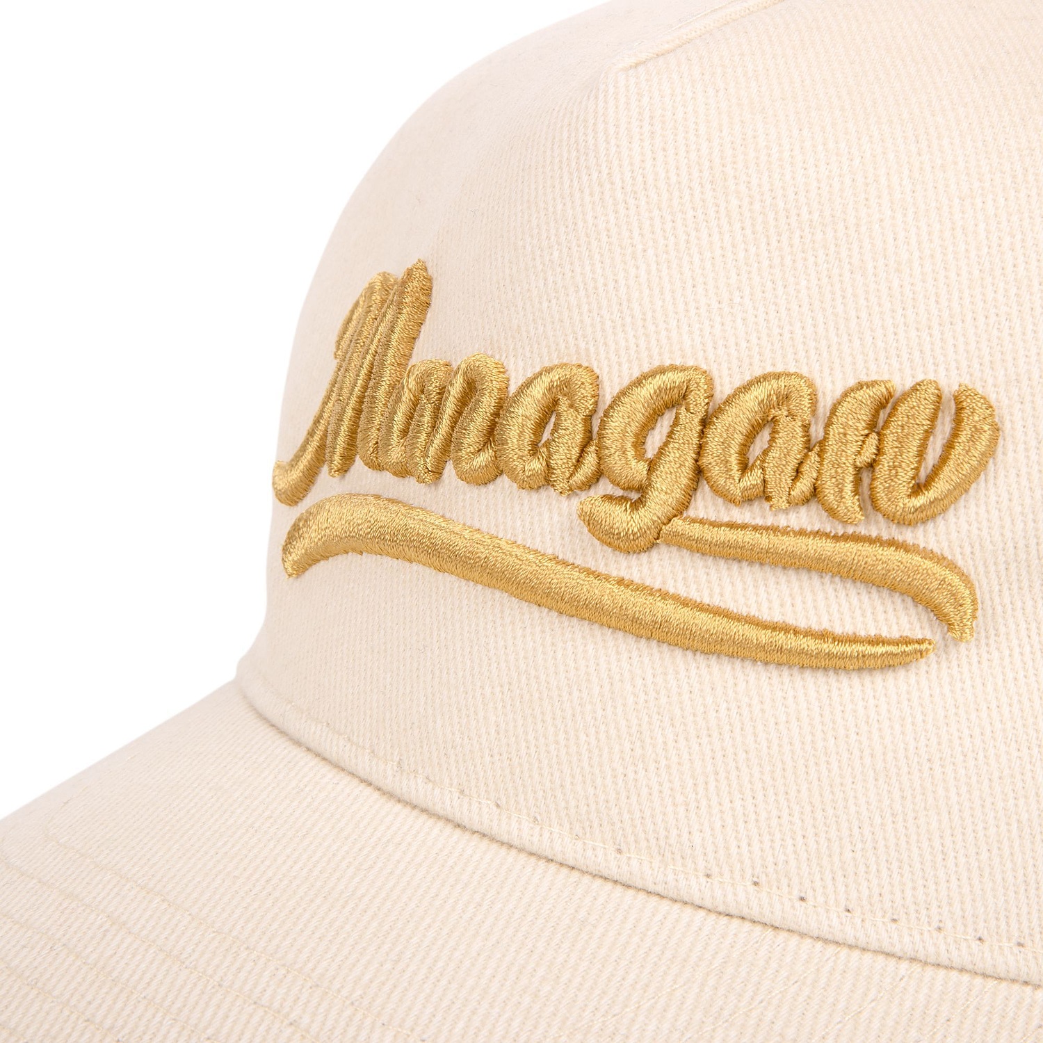 Бейсболка Standard, бежевая с логотипом