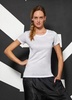 Футболка женская Sublimation, белая с логотипом