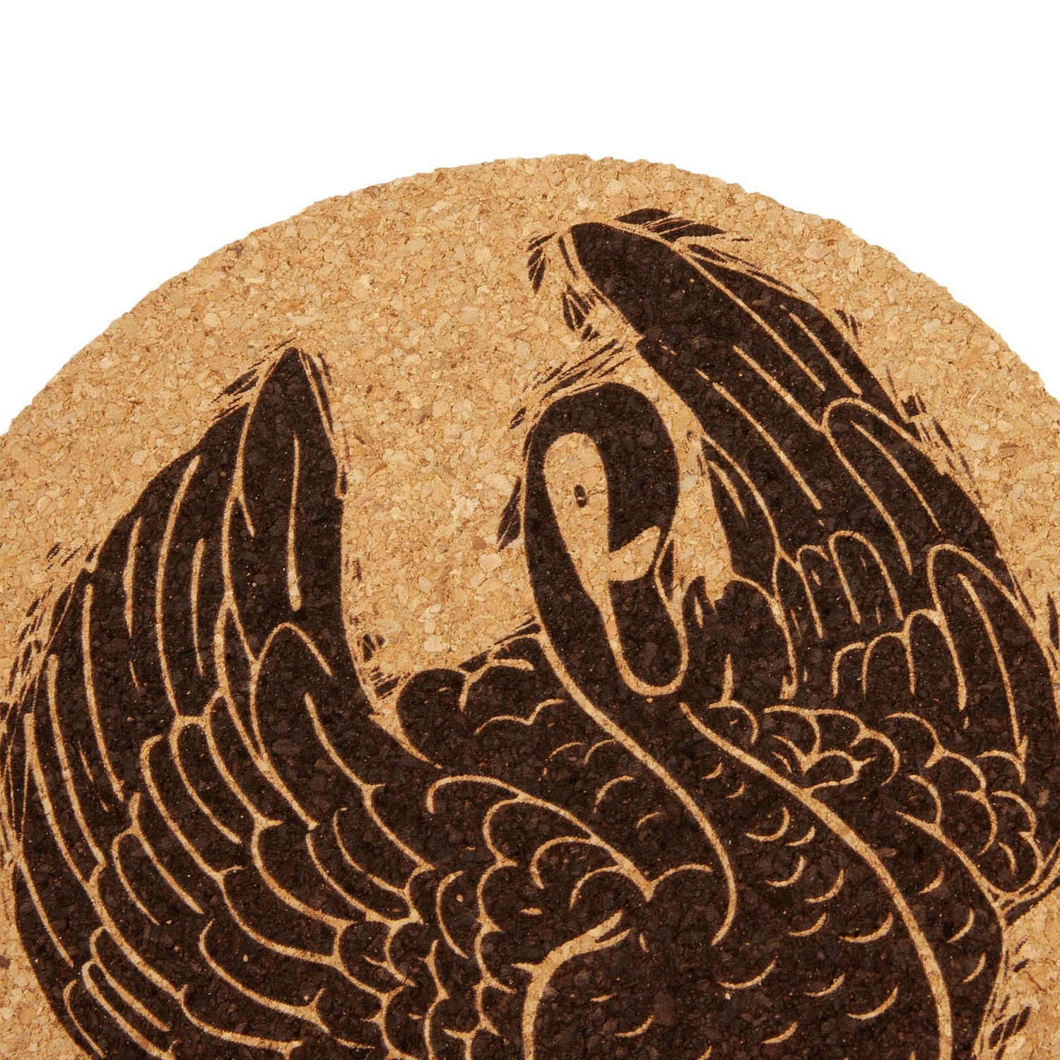 Набор из 4 костеров Suberic, круг