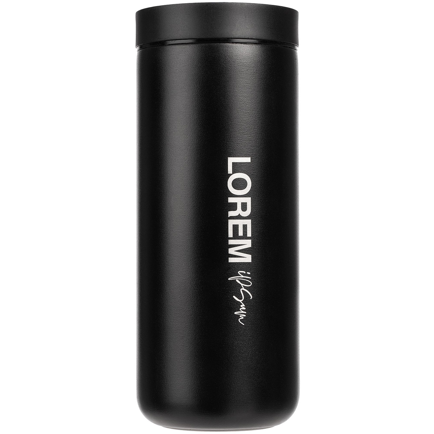 Термостакан Waterford, черный с логотипом