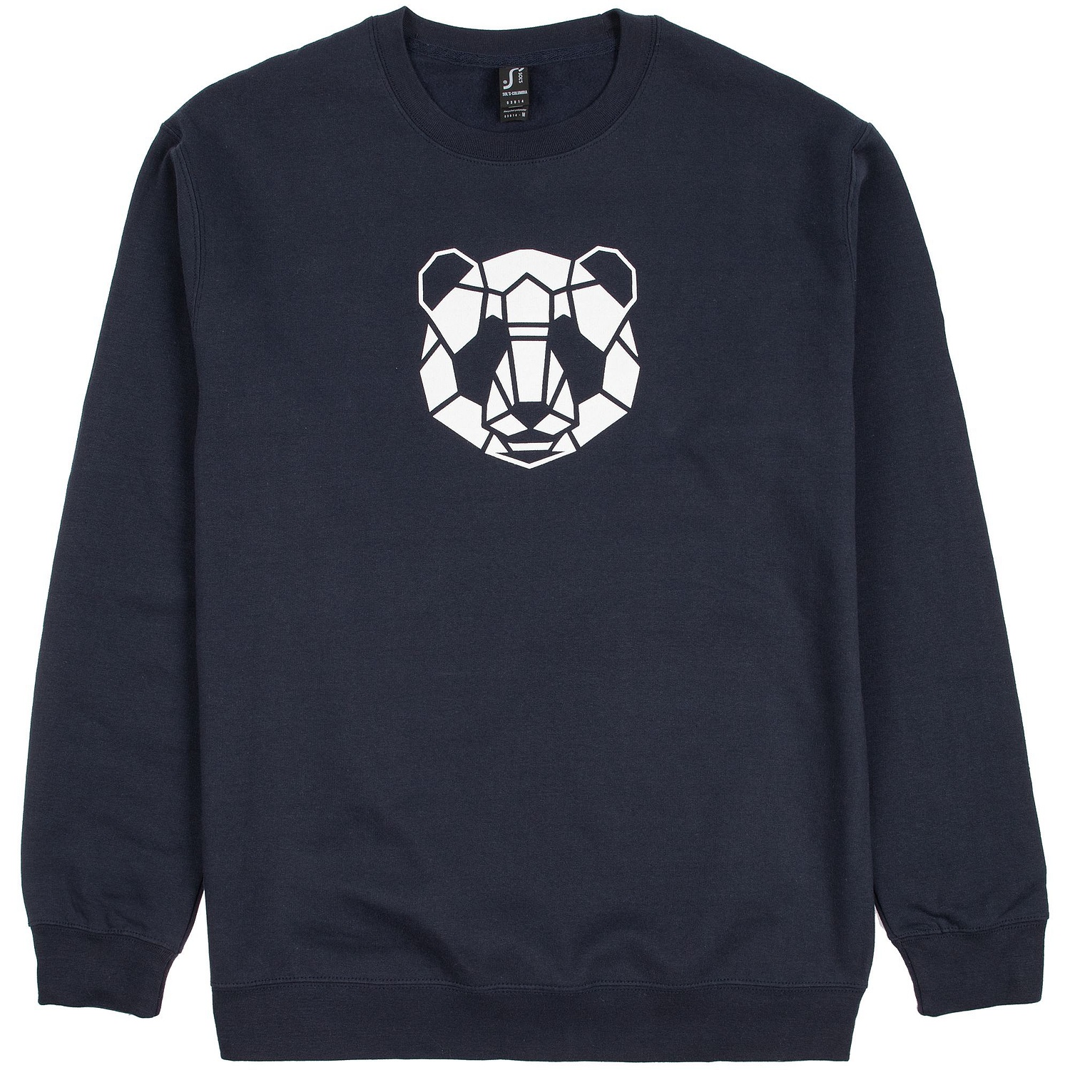 Свитшот унисекс Columbia, темно-синий с логотипом