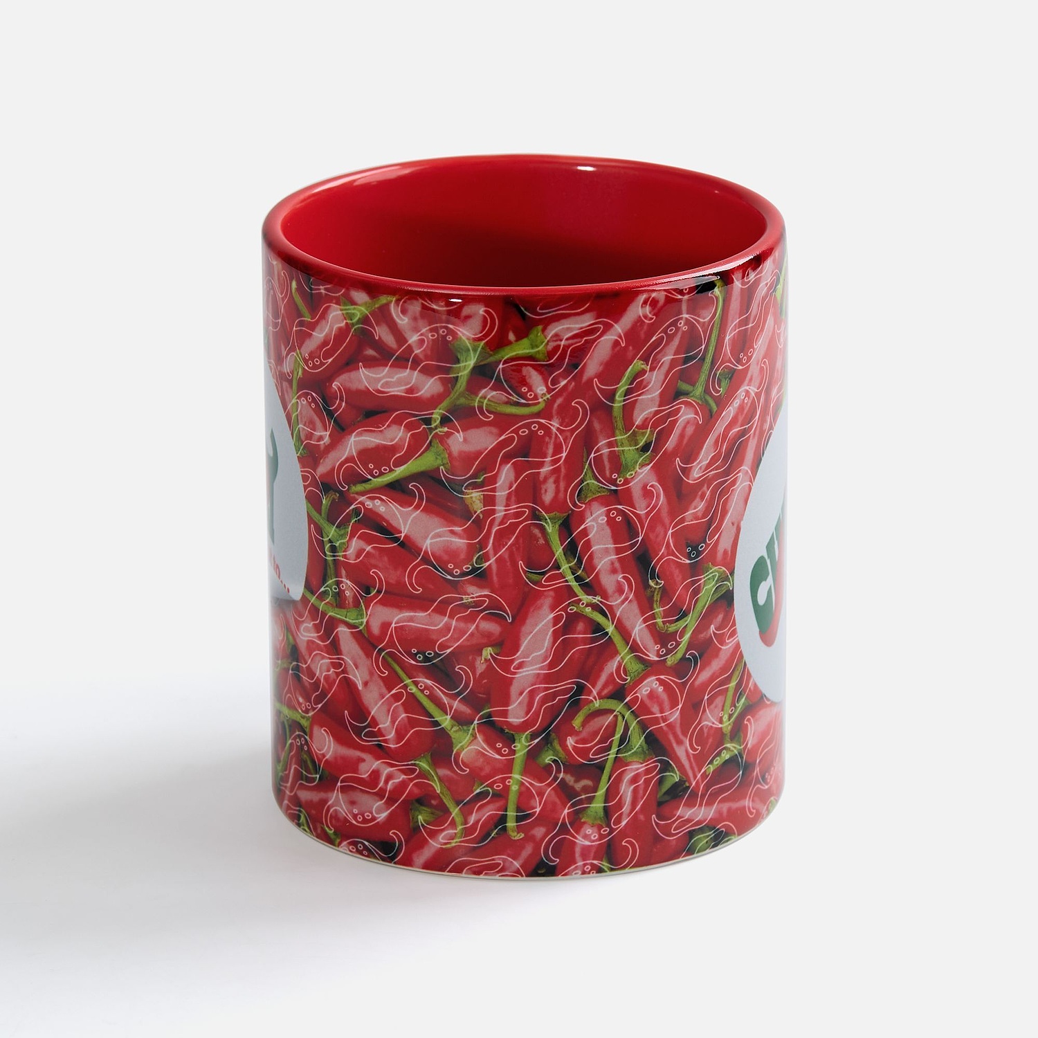 Кружка Promo Plus для сублимационной печати, красная с логотипом