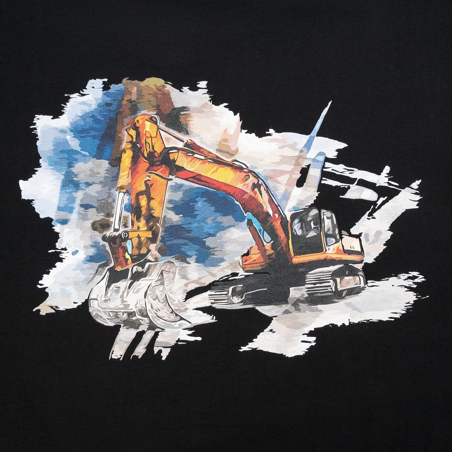 Футболка с длинным рукавом Lehta, черная с логотипом