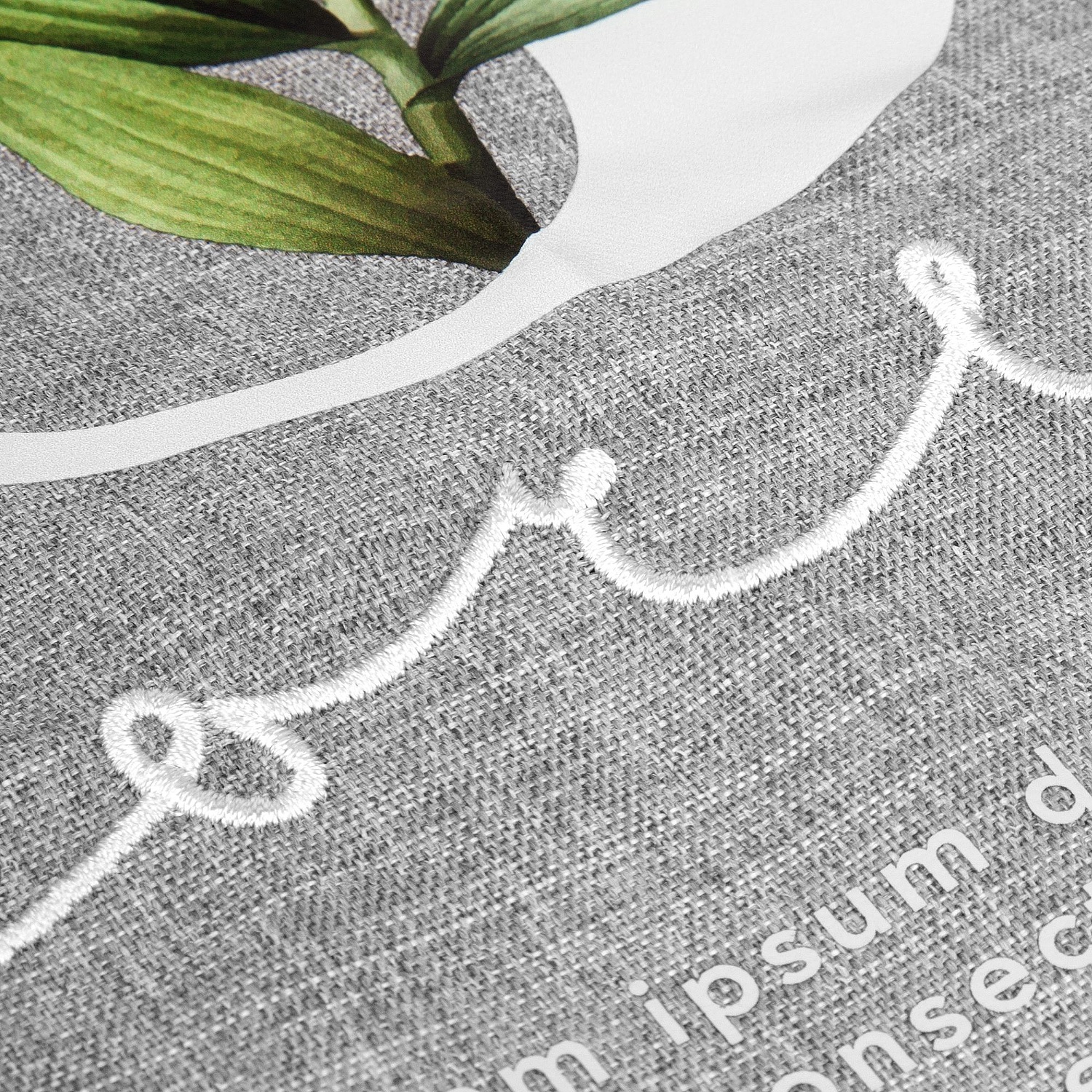 Рюкзак-мешок Melango, серый с логотипом