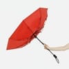 Зонт складной Monsoon, красный с логотипом