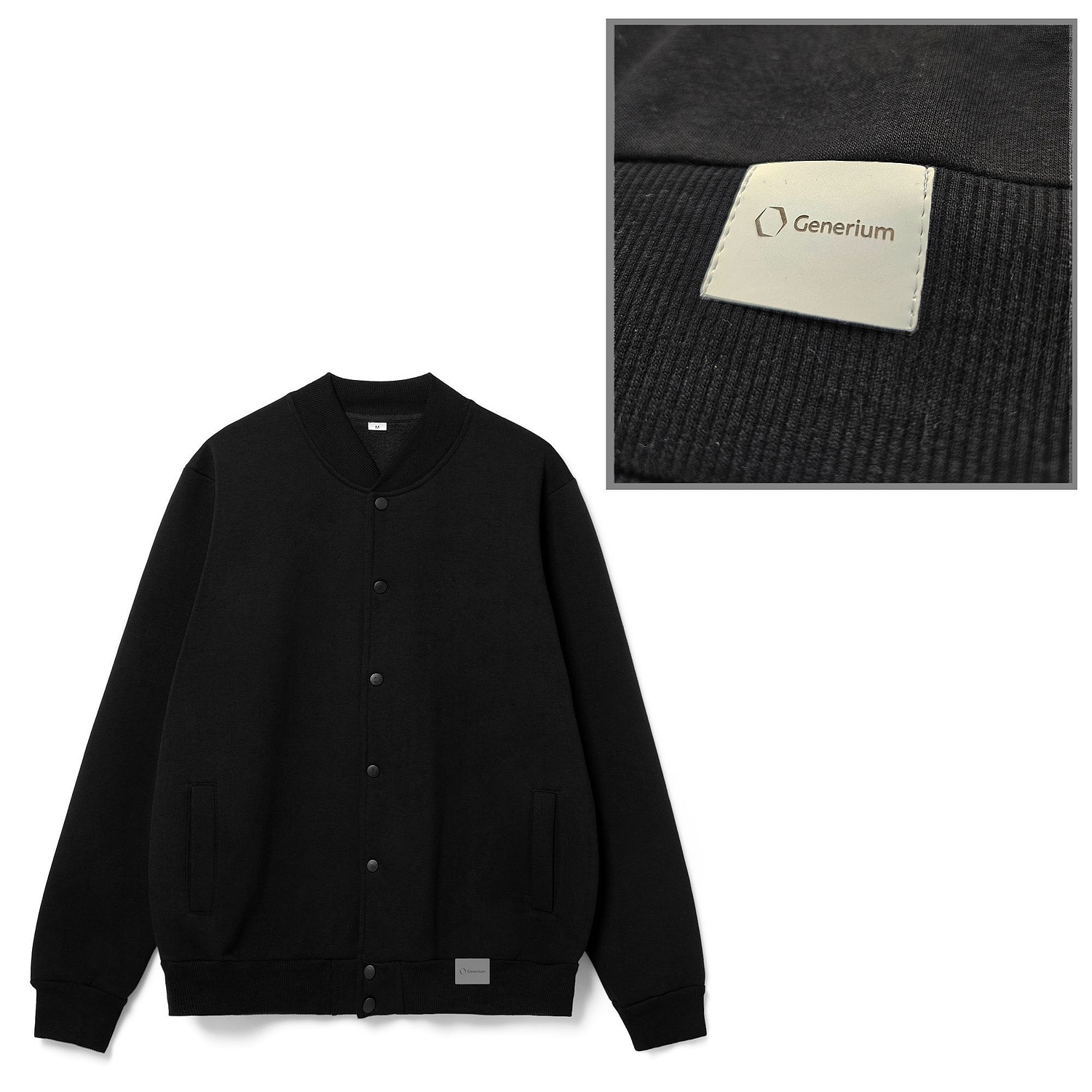 Лейбл Listra Soft Touch, серый с логотипом