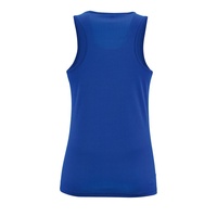 Майка женская Sporty TT Women, ярко-синяя с логотипом