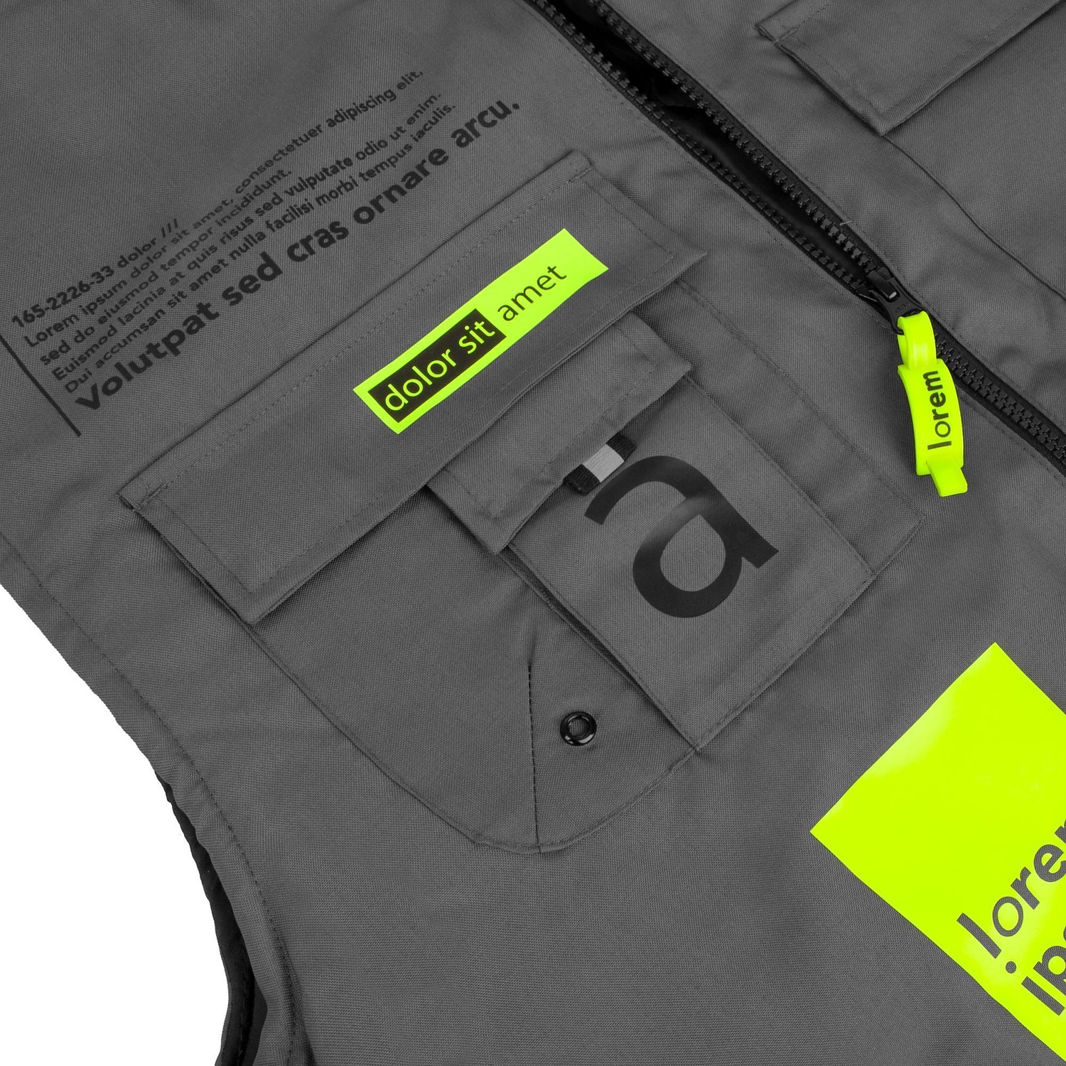 Жилет мужской Stockholm, серый с логотипом