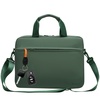 Сумка для ноутбука L214, зеленая с логотипом