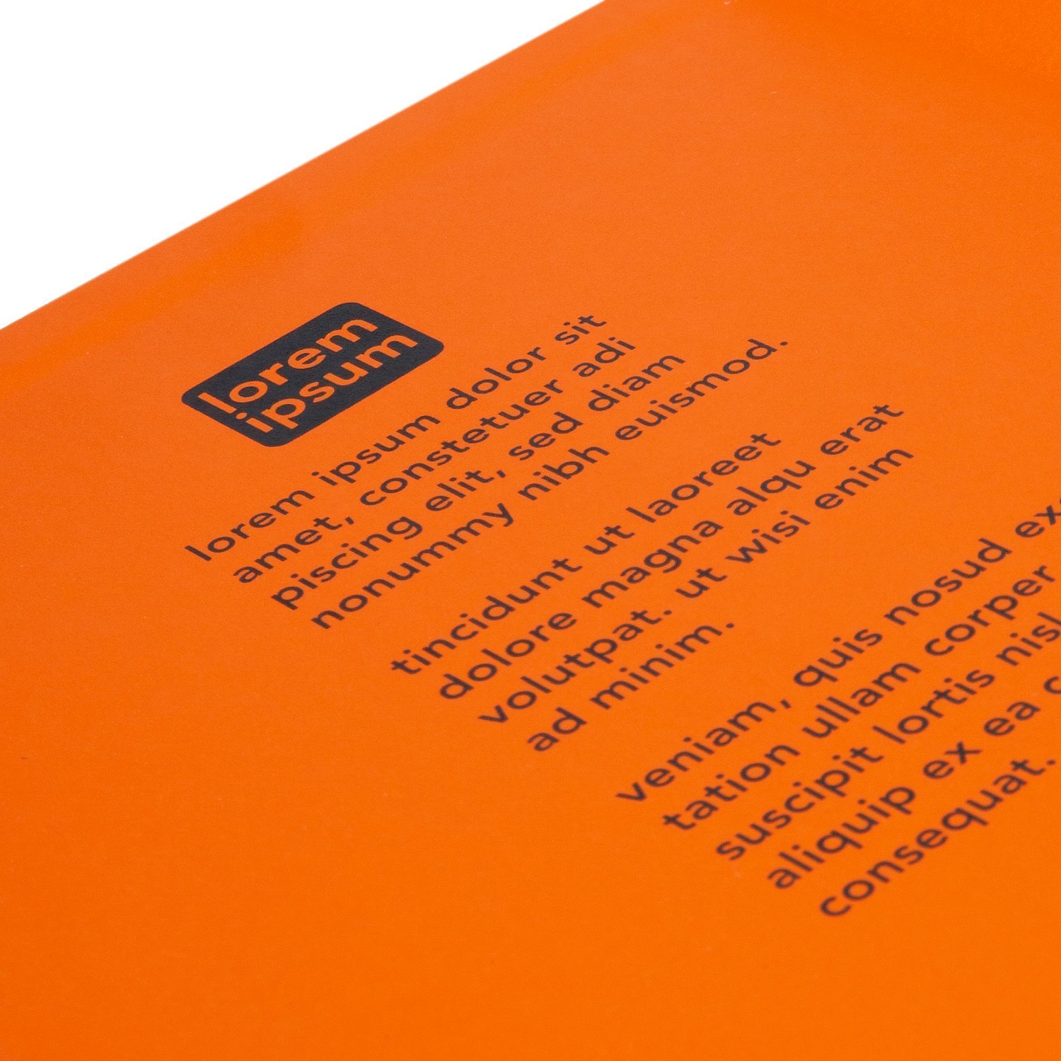 Ежедневник Peel, недатированный, оранжевый с логотипом