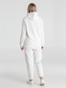 Толстовка с капюшоном унисекс Hoodie, белая с логотипом