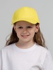 Бейсболка детская Standard Kids, желтая с логотипом