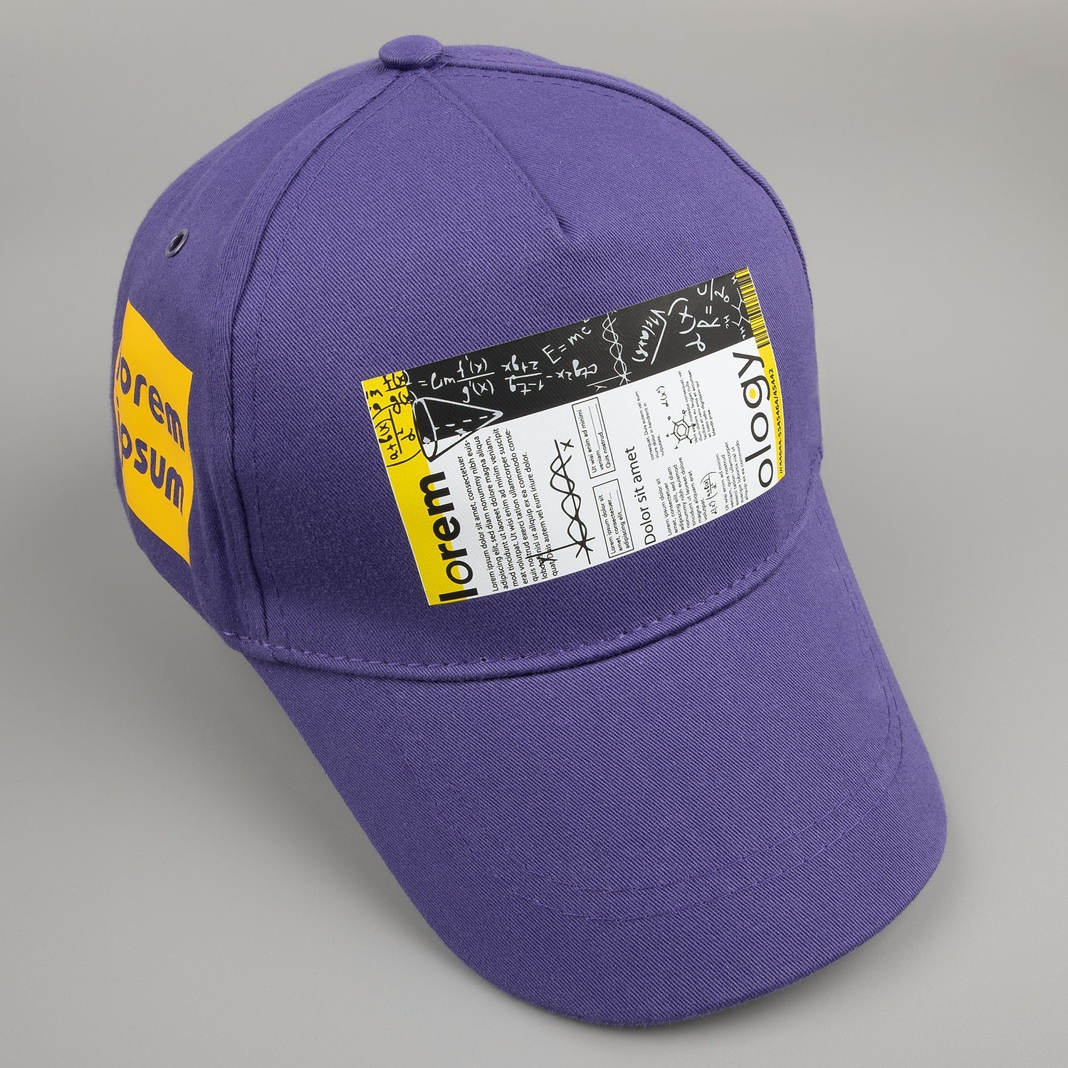 Бейсболка Convention, фиолетовая с логотипом