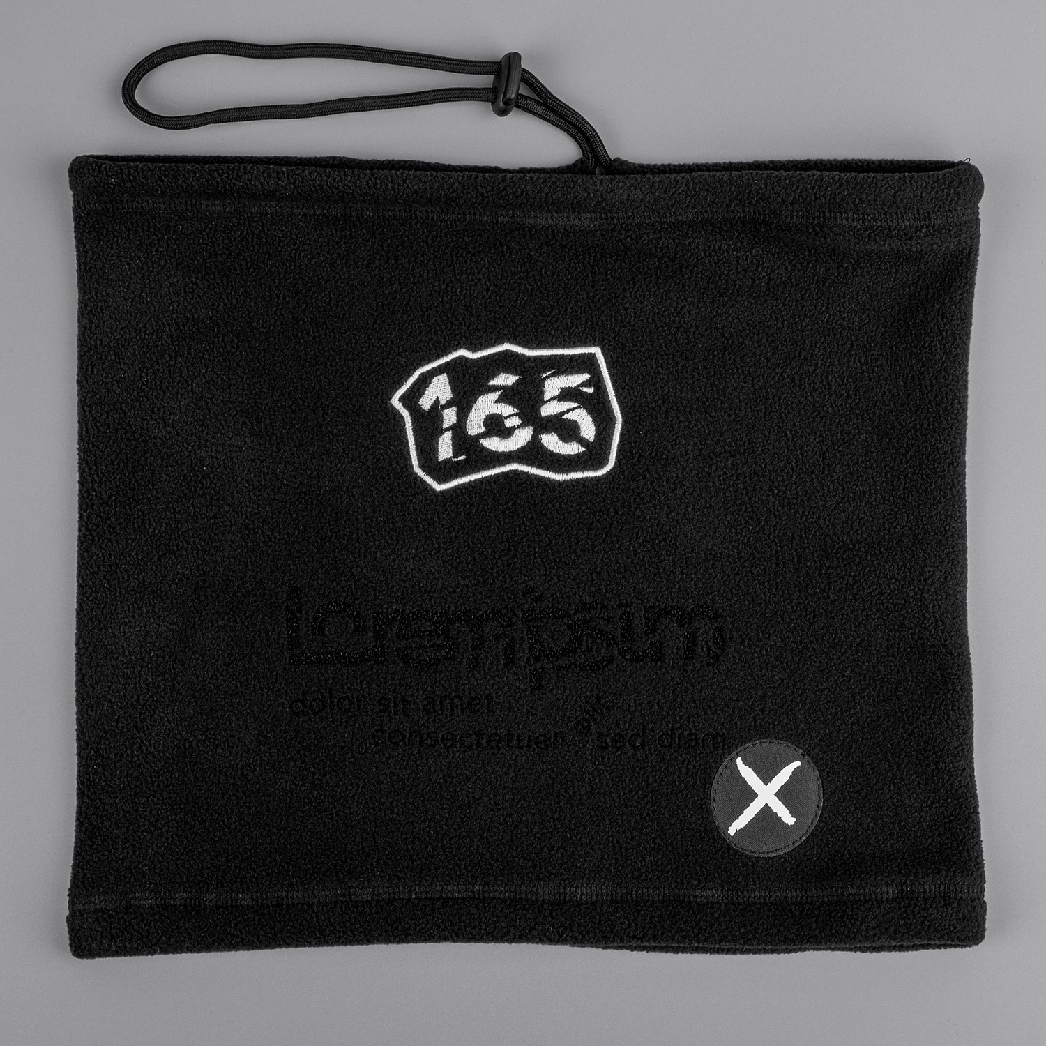 Бафф Nesse, черный с логотипом