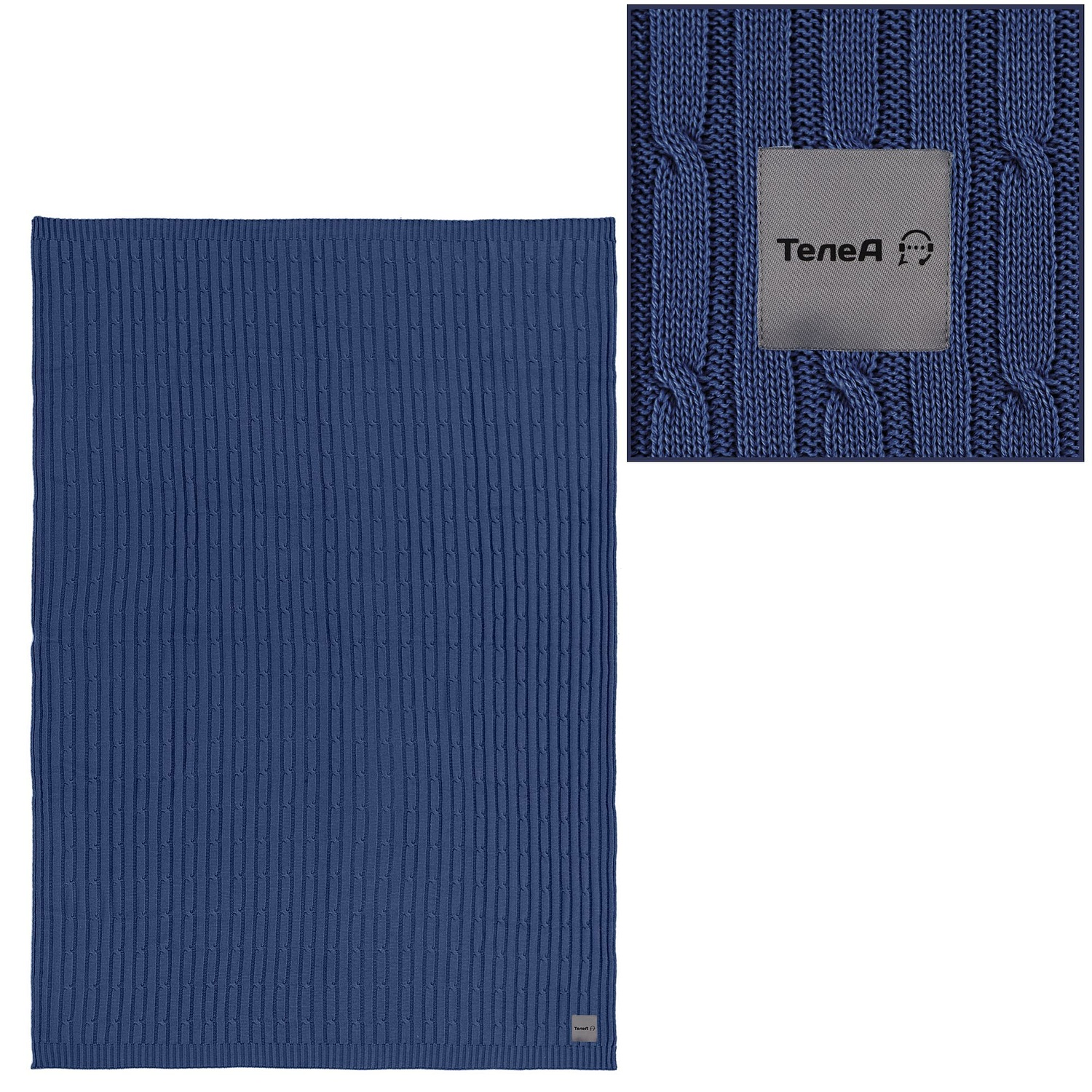 Лейбл тканевый Epsilon, L, серый с логотипом