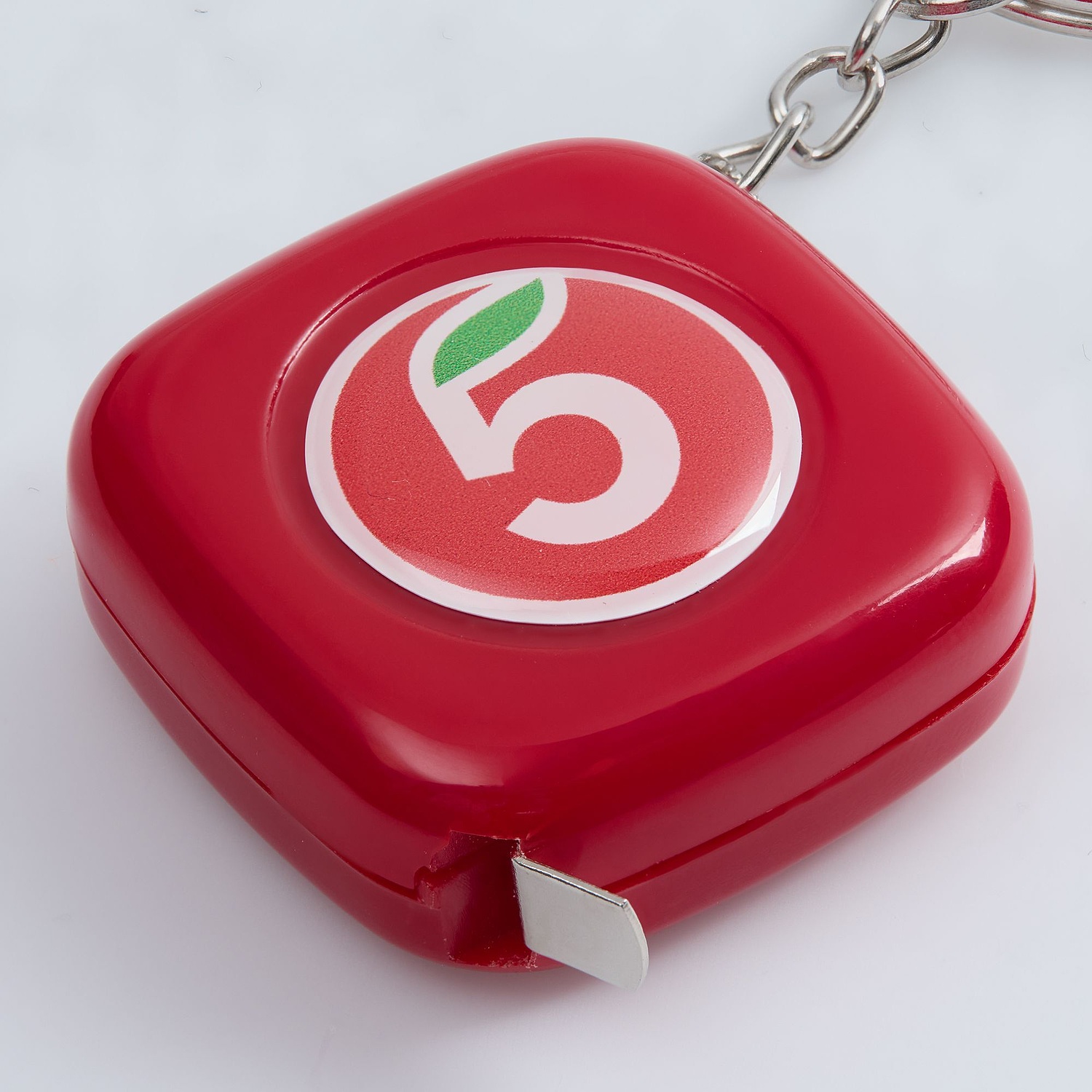 Брелок с рулеткой Metric, красный