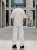 Футболка Oversize Premium 210, молочно-белая с логотипом