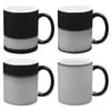 Кружка «Хамелеон», глянцевая, черная с логотипом