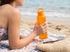Бутылка для воды Plaske, оранжевая с логотипом