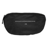 Поясная сумка «Юношеский минимализм», черная с логотипом