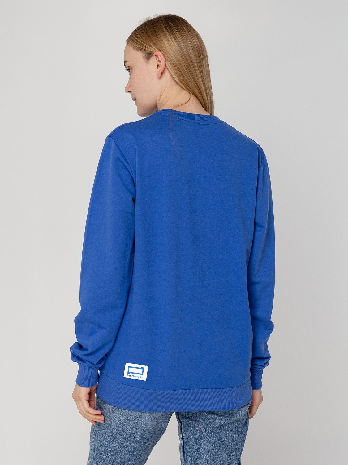 Лейбл хлопковый Doni, XL, беленый с логотипом