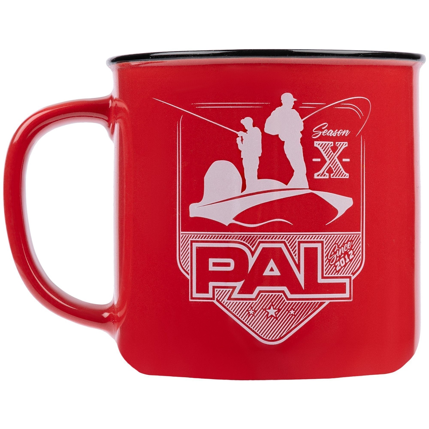 Кружка Dacha, малая, красная с логотипом