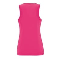 Майка женская Sporty TT Women, розовый неон с логотипом