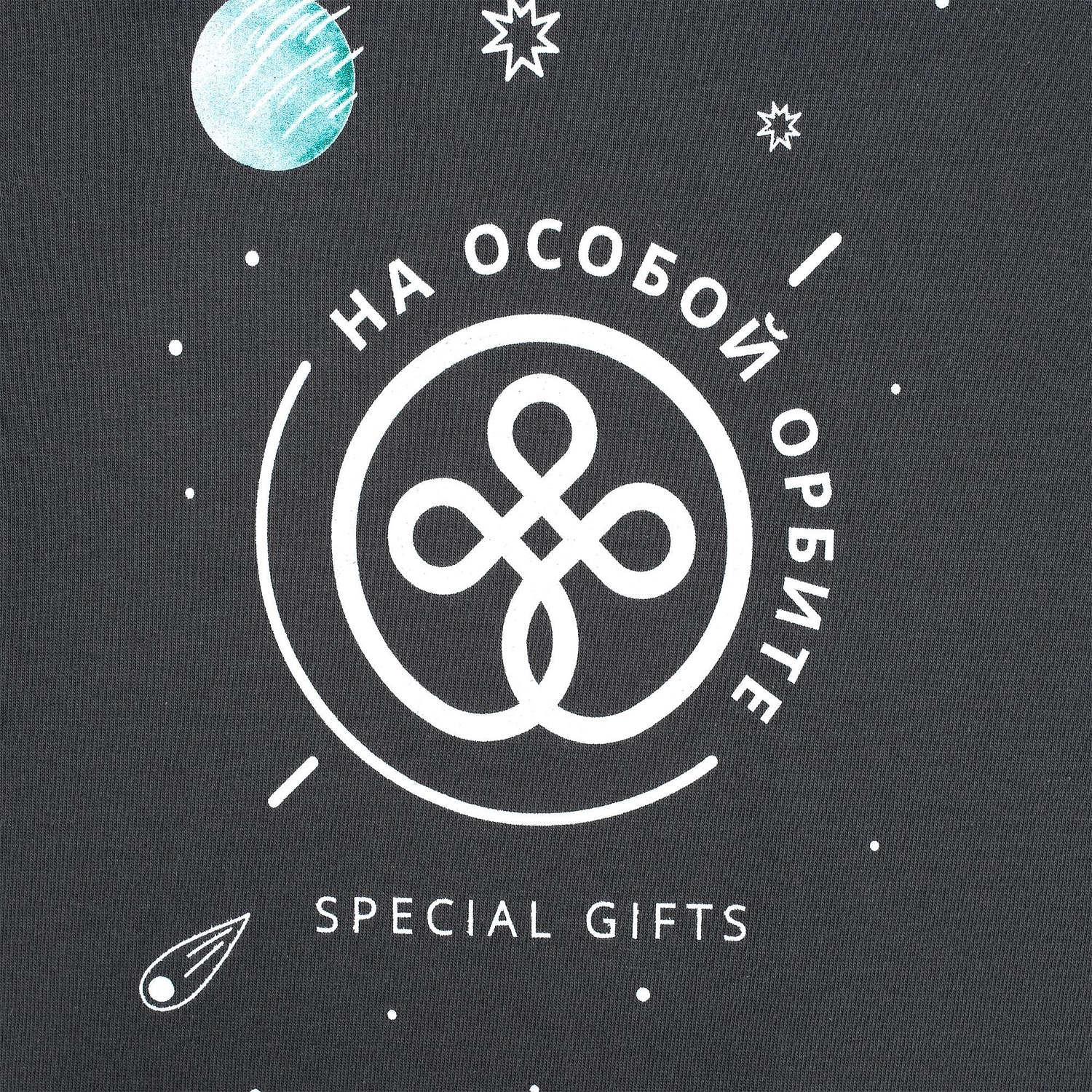 Футболка унисекс Firm Wear, темно-серая с логотипом