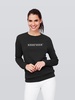 Толстовка женская "Книгиня", черная с логотипом