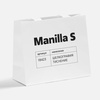 Пакет бумажный Manilla S, белый с логотипом