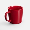 Кружка Valotti Medio, красная с логотипом