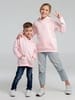 Толстовка детская Stellar Kids, розовая с логотипом