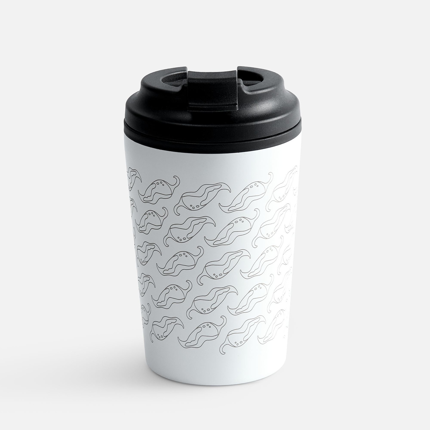 Термостакан Kuppi, белый с логотипом