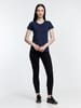 Футболка женская Pioneer Women, темно-синяя с логотипом