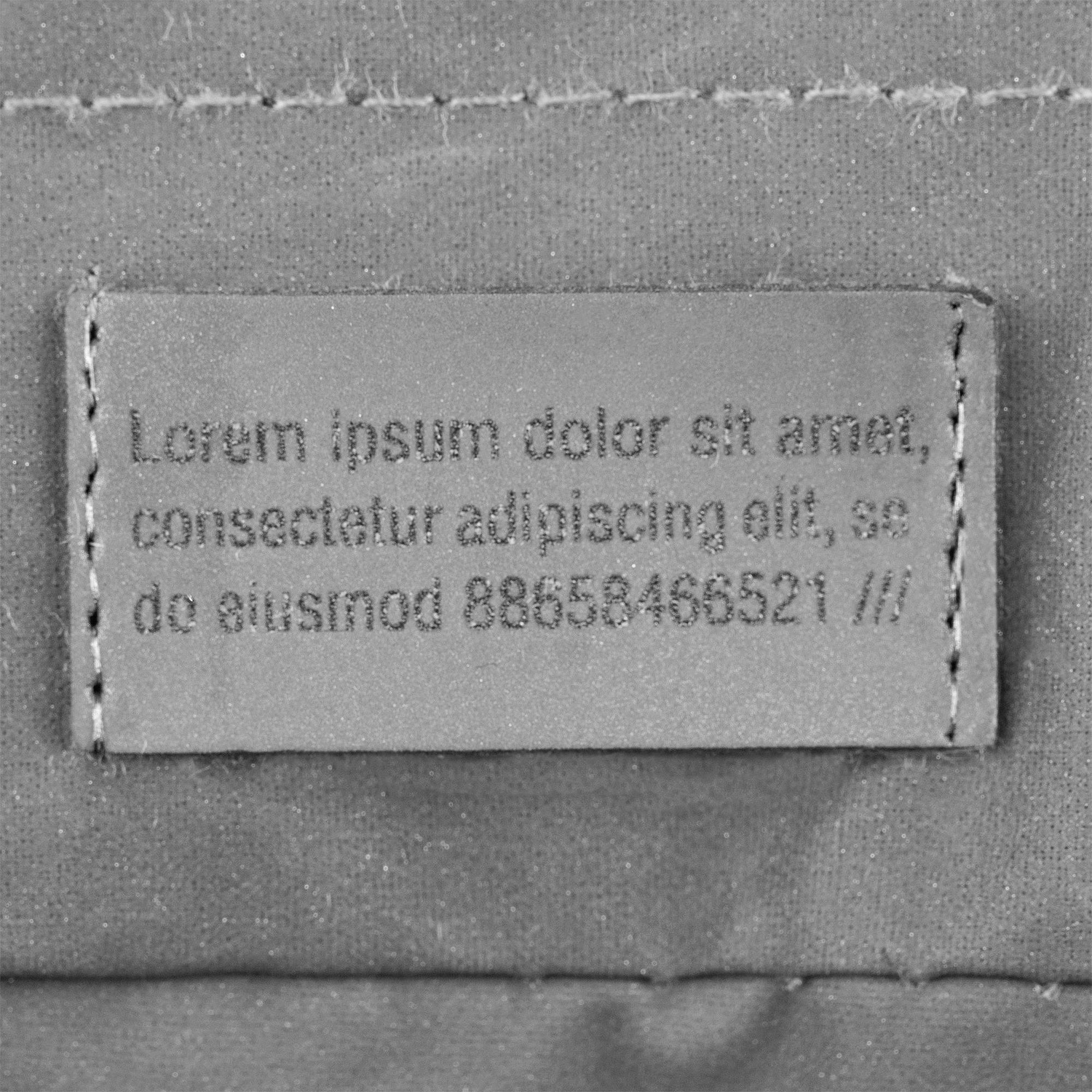 Лейбл светоотражающий Tao, S, серый с логотипом