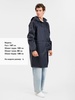 Дождевик Rainman Zip Pro, темно-синий с логотипом
