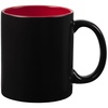 Кружка-хамелеон On Display, матовая, черная с красным с логотипом