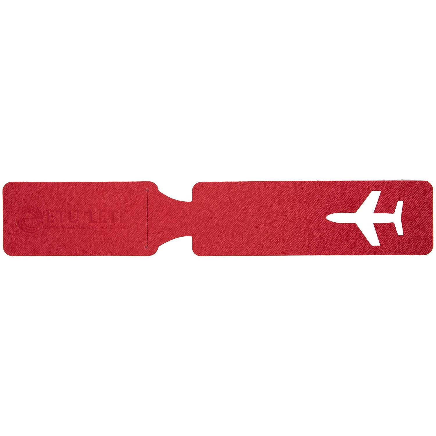 Багажная бирка Devon, красная с логотипом