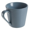 Кружка Modern Bell, матовая, серо-синяя с логотипом