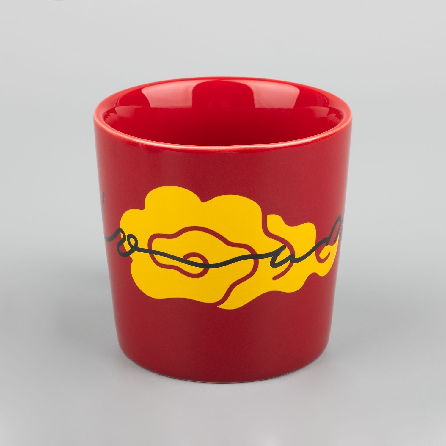 Кружка Valotti Grand, красная с логотипом