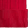 Шапка Knit Beat, красная с логотипом