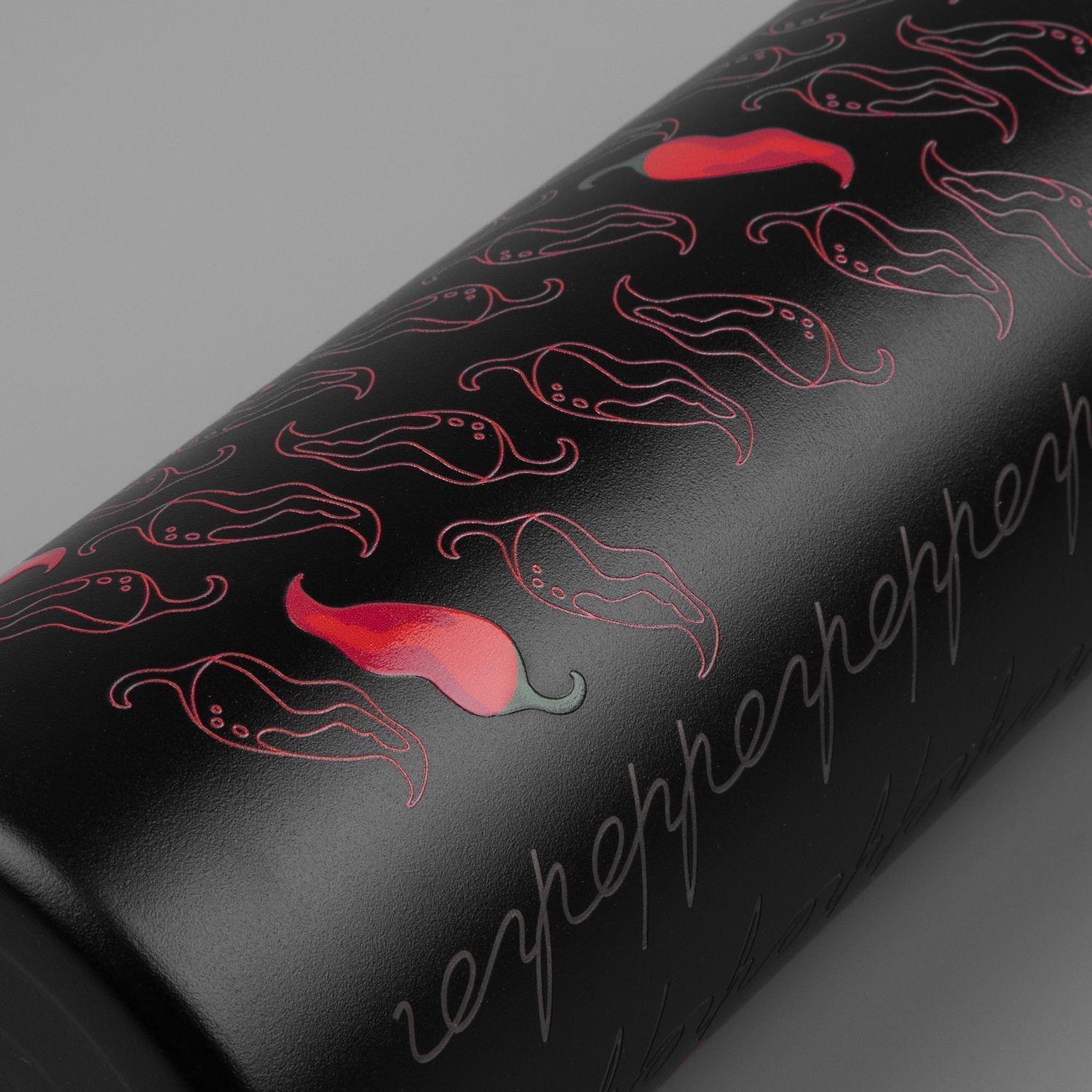 Термобутылка Bidon, черная с логотипом