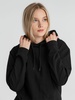 Толстовка с капюшоном унисекс Hoodie, черная с логотипом