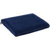 Дорожный плед-подушка Pathway 2, синий с логотипом