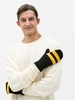 Варежки Winwear, черные с логотипом