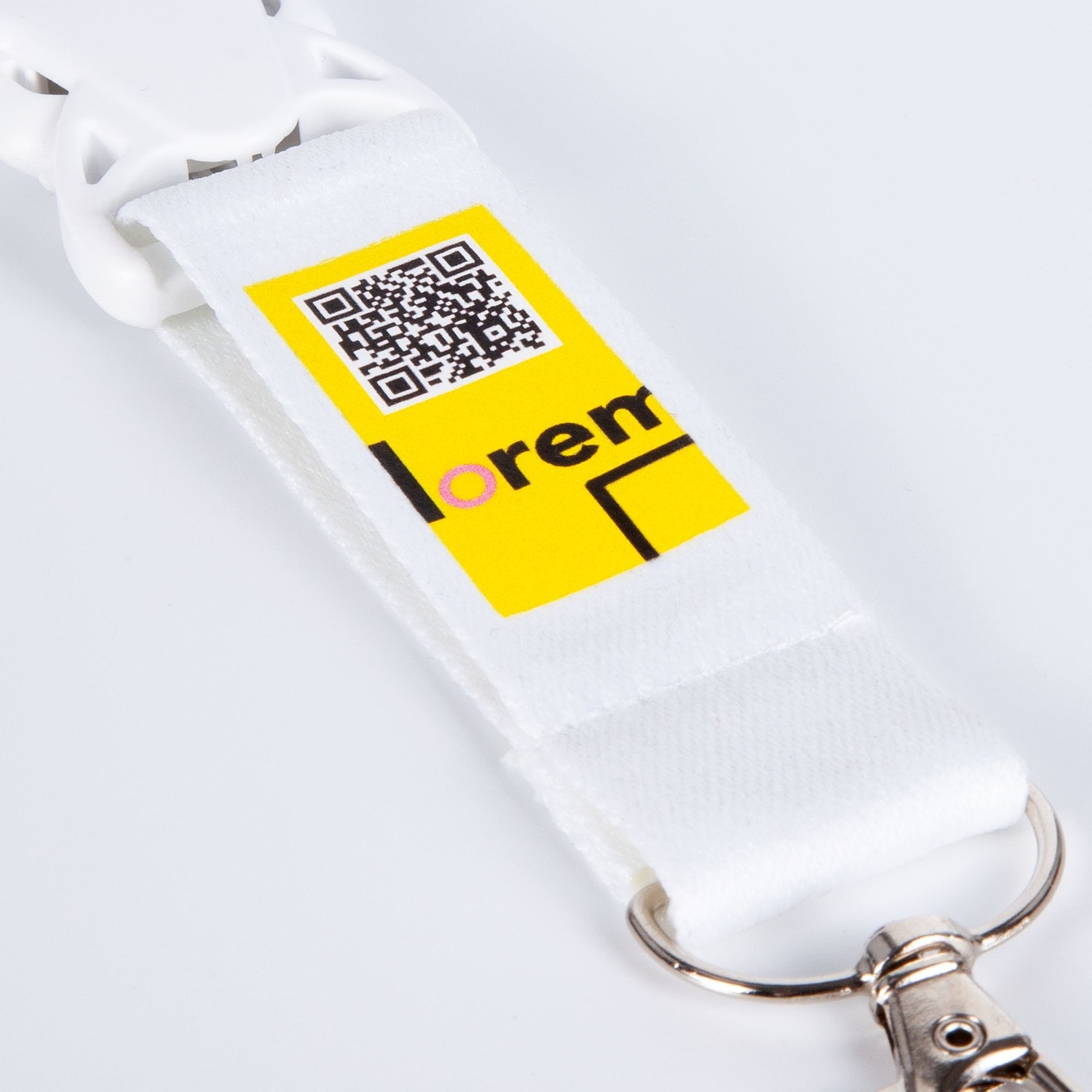 Лента Safe Lock, белая с логотипом