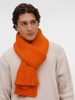 Шарф HappyGo, оранжевый с логотипом