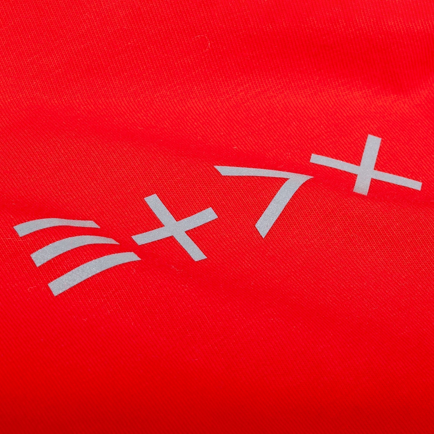 Футболка оверсайз Vozduh 2.0, красная с логотипом