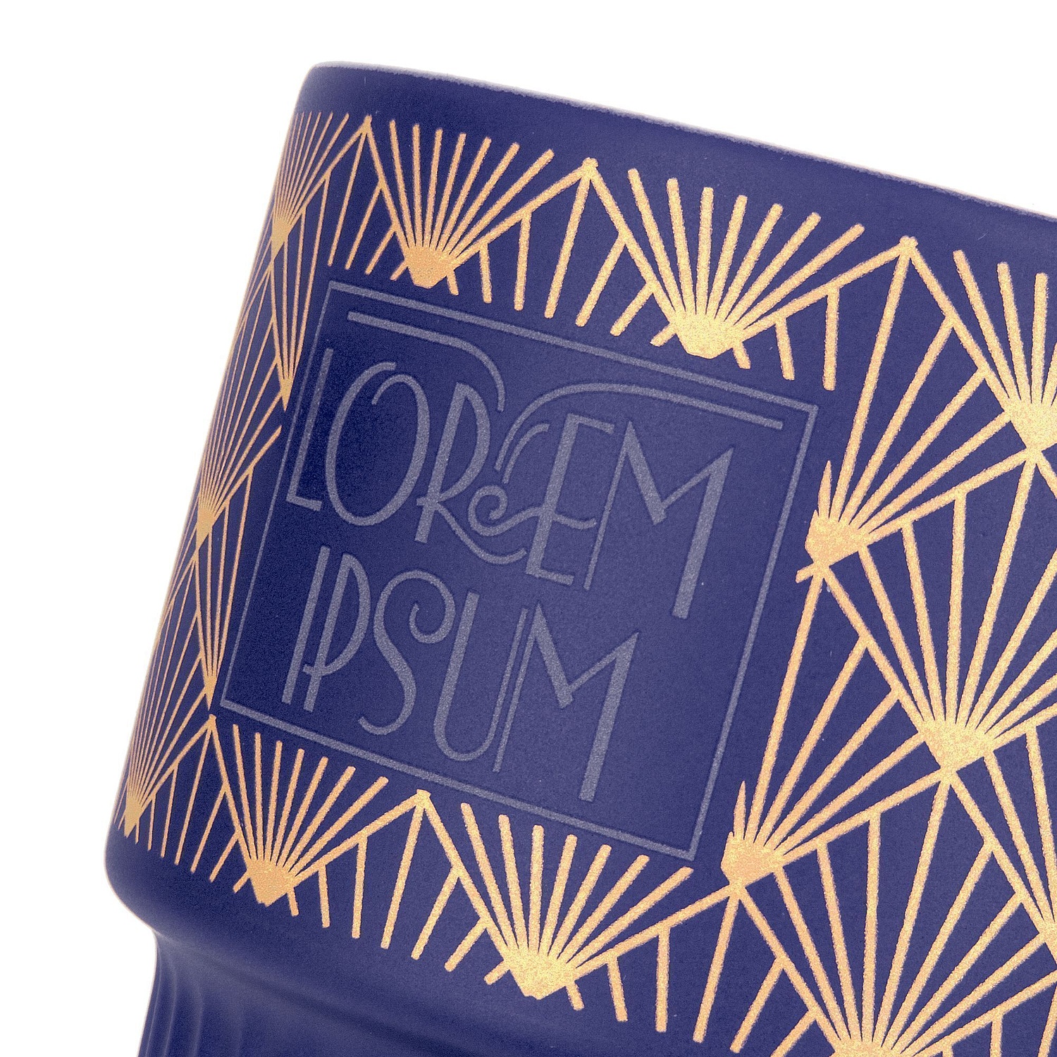 Кружка Forma Linea, синяя с логотипом