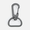 Застежка-карабин Snap Hook, M, серая с логотипом